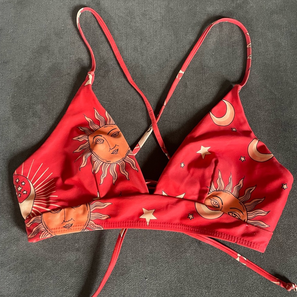Sun ☀️moon🌙 stars ✨ bikini top